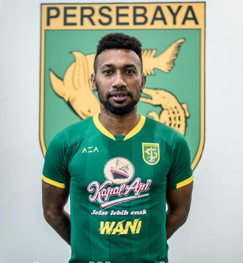 Patrich Wanggai. Instagram.com/officialpersebaya