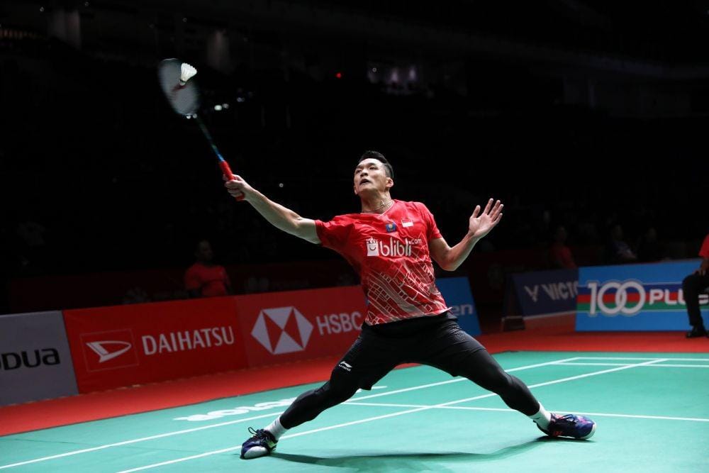 Jonatan Christie berlaga di Malaysia Masterd 2020 (IDN Times/PBSI)