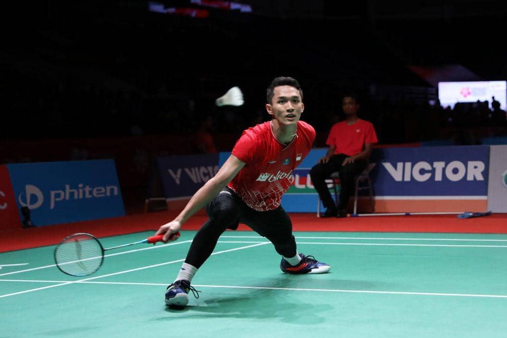 Jonatan Christie berlaga di Malaysia Masterd 2020 (IDN Times/PBSI)