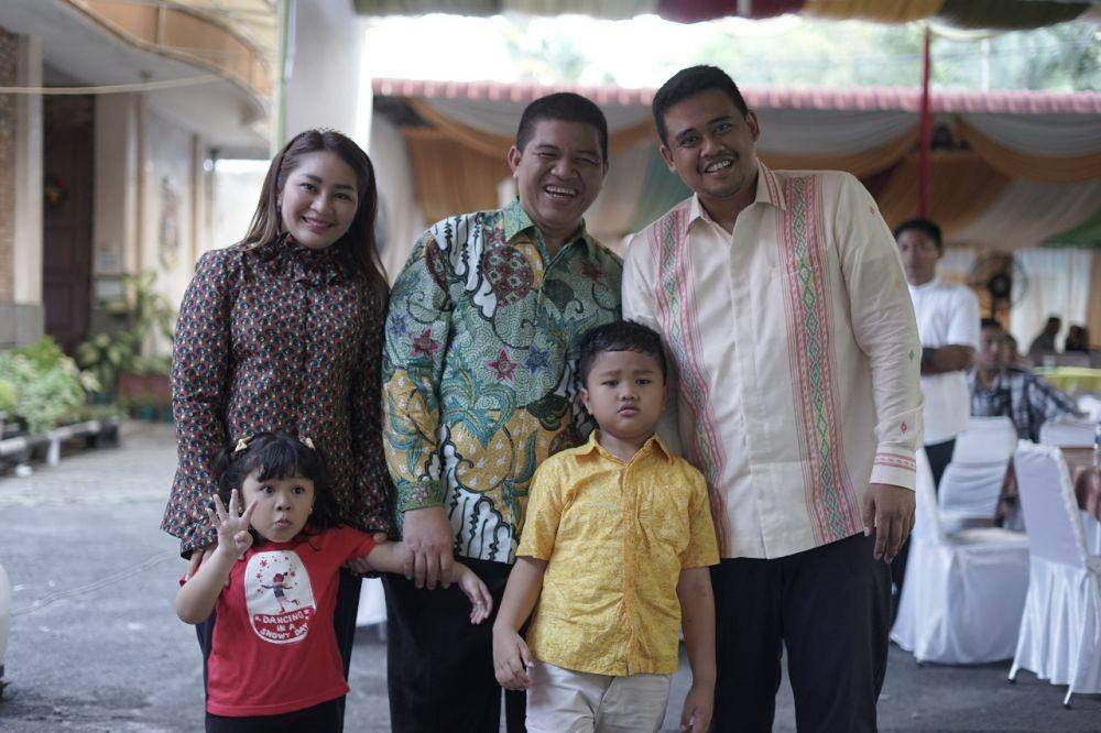 Bobby Nasution menghadiri acara Open House dalam rangka menyambut Tahun Baru 2020 di Keuskupan Agung (Dok. IDN Times)