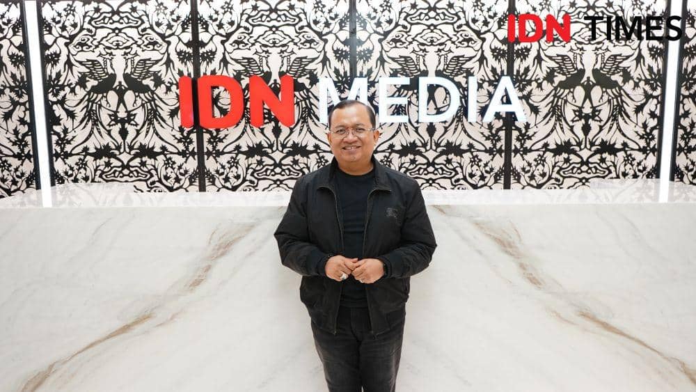 Priyo Budi Santoso dalam acara diskusi dan bedah buku Menjerat Gus Dur by IDN Times. (IDN Times/Arief Kharisma Putra)