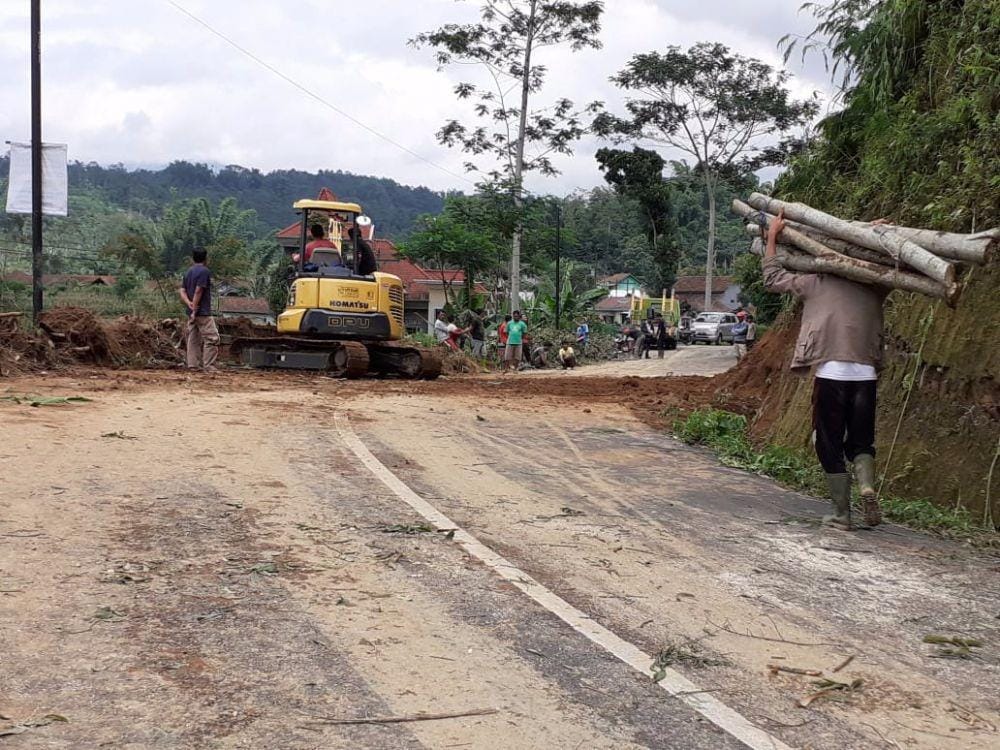 Longsor di Banjarnegara. Twitter.com/BPBD_BNA