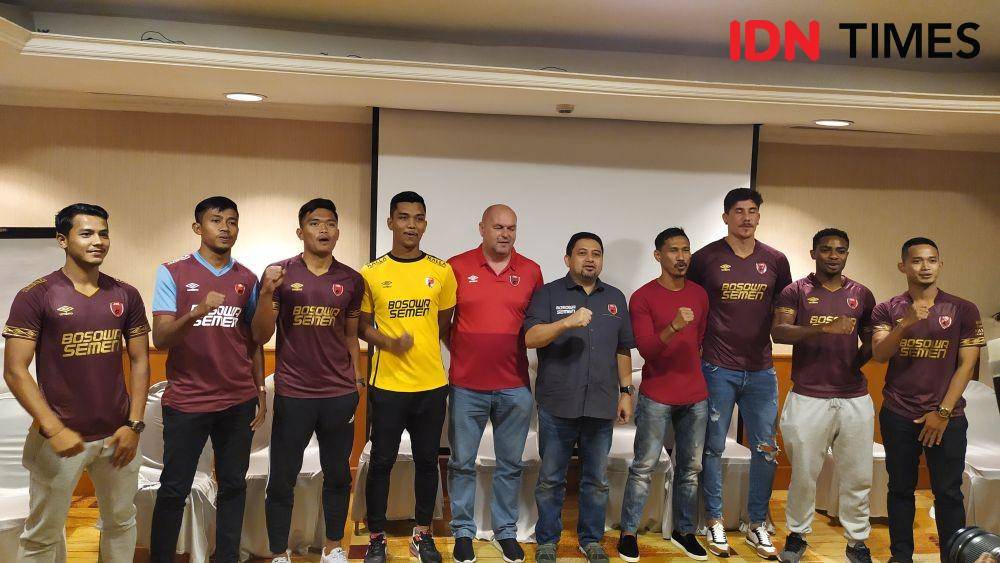 Manajemen memperkenalkan pemain yang resmi memperkuat PSM Makassar musim 2020. IDN Times/Sahrul Ramadan