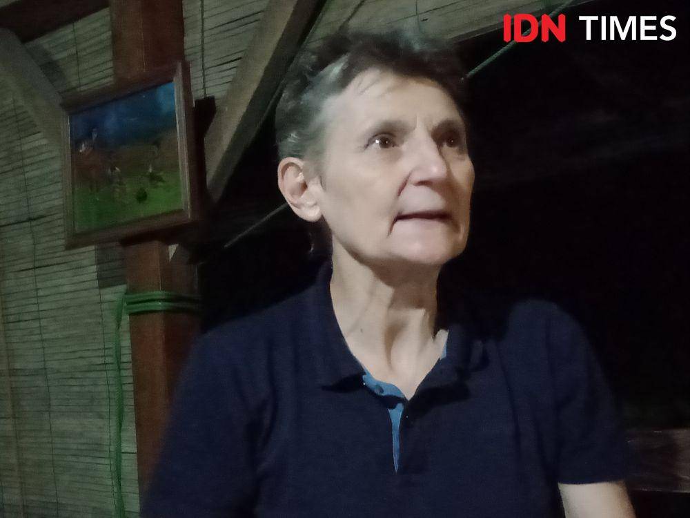 Elisabeth saat ditemui di Pondok Centhini, Pandawaharjo, Sleman, Rabu (8/1). (IDN Times/Tunggul Damarjati)