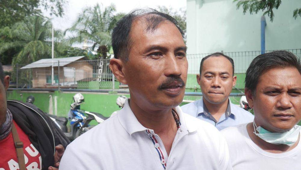 Kapolsek Sangasanga AKP Zainal Arifin saat memberikan keterangan kepada media (Dok.IDN Times/Istimewa)