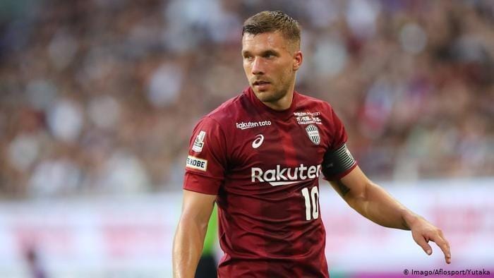 Penyerang berpaspor Jerman, Lukas Podolski dikaitkan dengan klub Malaysia Johor Darul Ta'zim.   dw.com