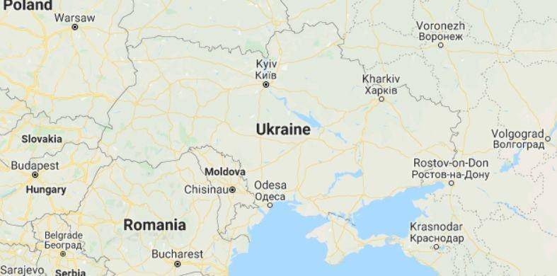 Peta Ukraina/GoogleMaps