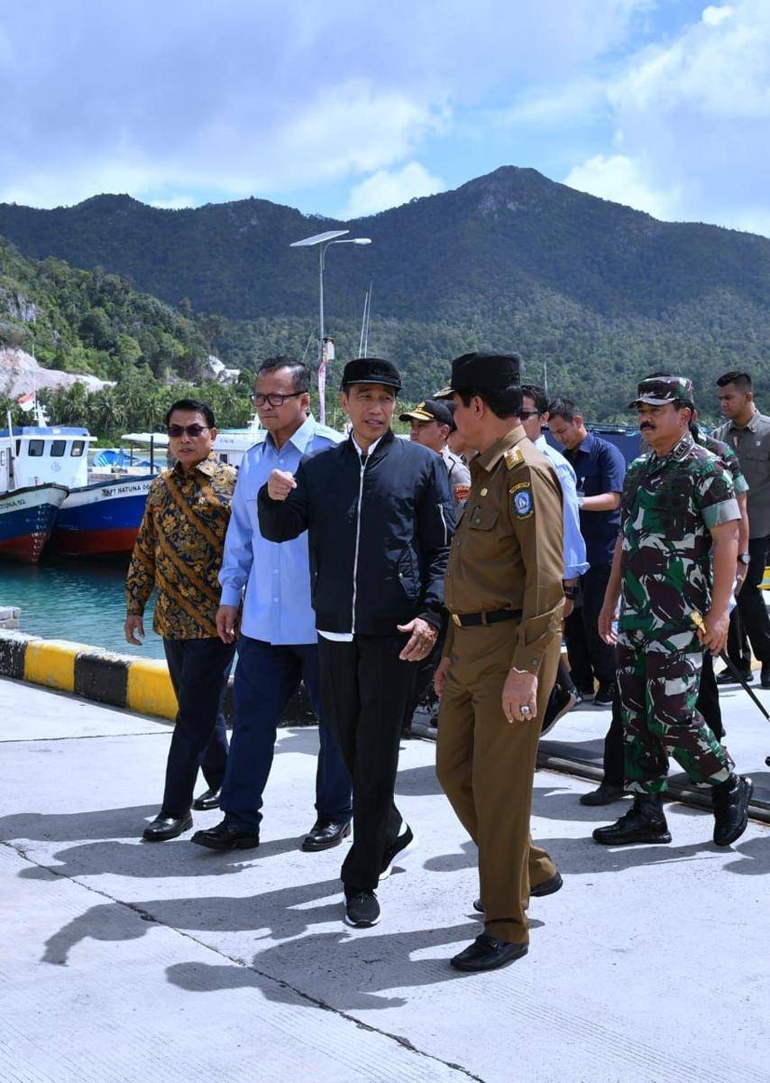 Presiden Jokowi di Natuna, Riau, Rabu 8 Januari 2020 (Dok. Biro Pers Kepresidenan)