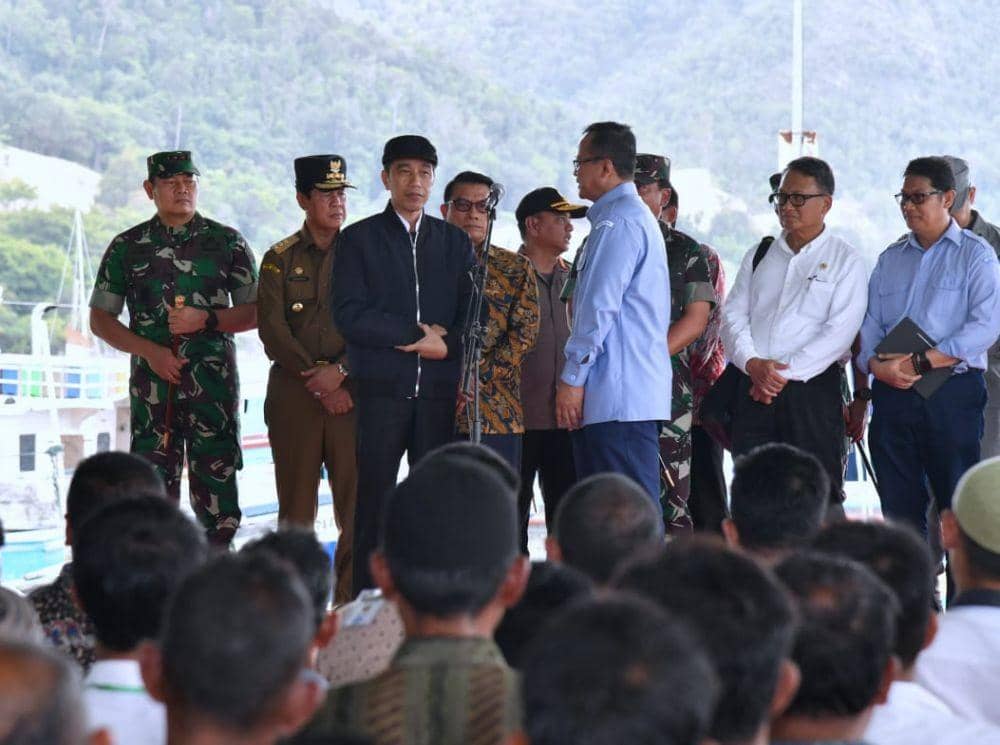 Presiden Jokowi di Natuna, Riau, Rabu 8 Januari 2020 (Dok. Biro Pers Kepresidenan)