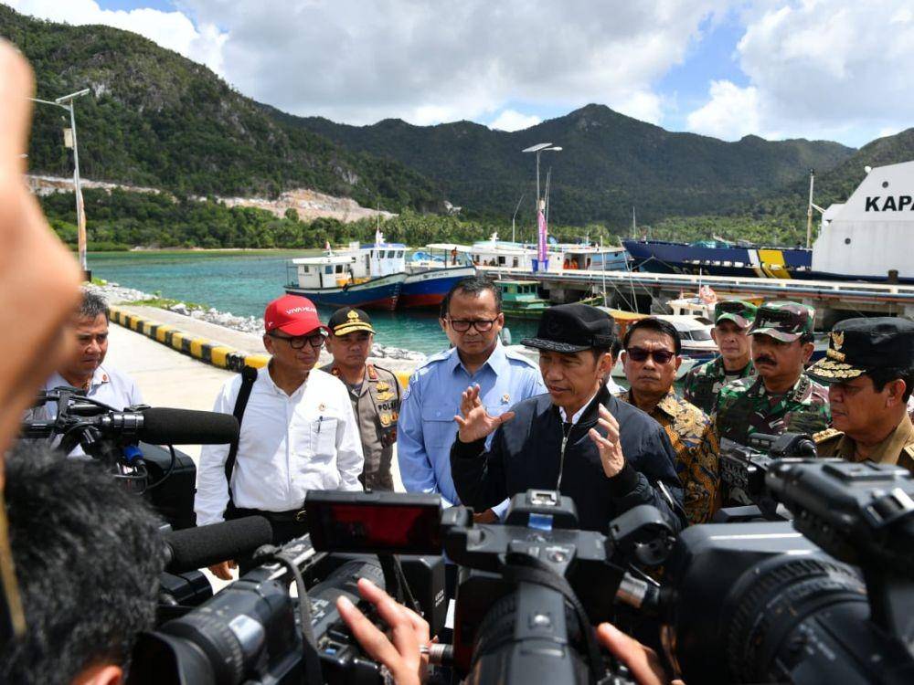 Presiden Jokowi di Natuna, Riau, Rabu 8 Januari 2020 (Dok. Biro Pers Kepresidenan)
