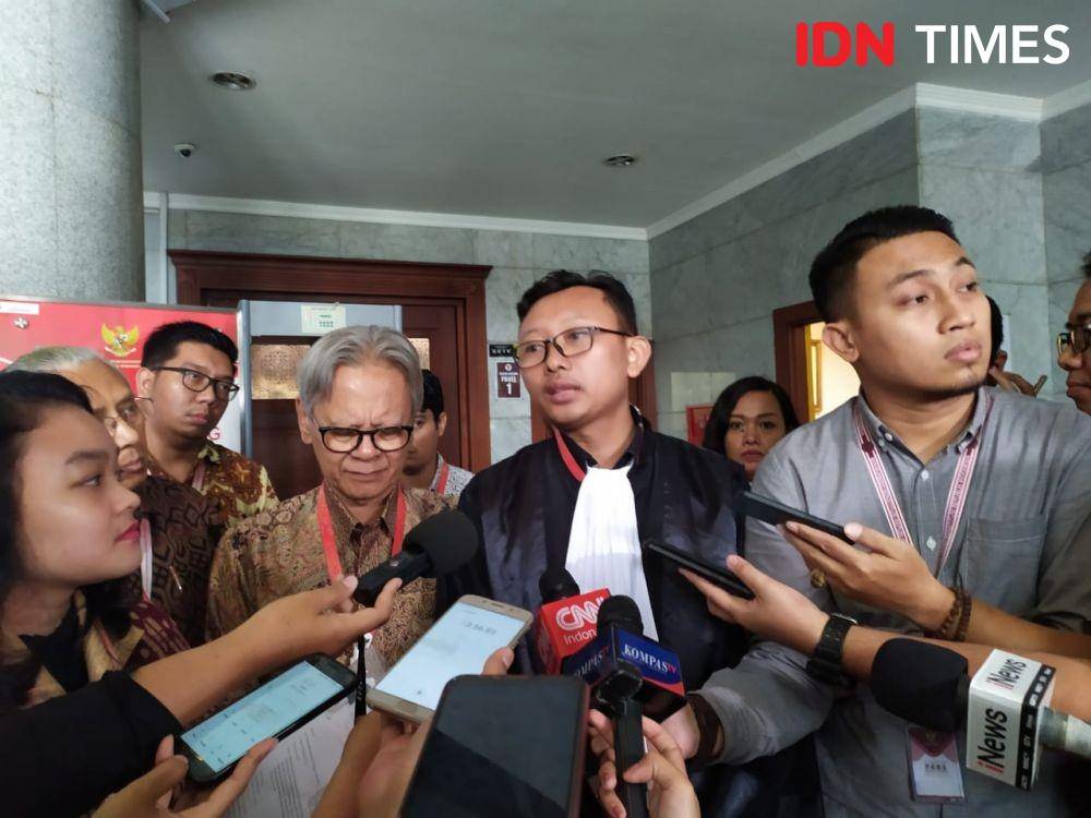 Uji Materi UU Baru KPK (IDN Times/Aldzah Fatimah Aditya)