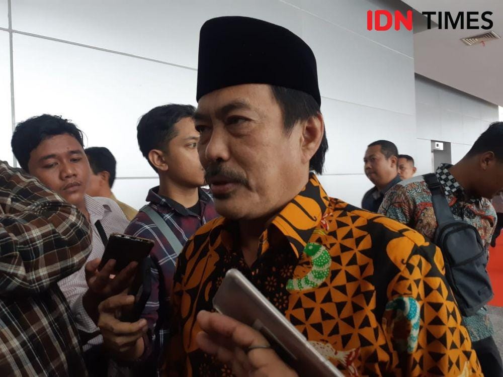 Wakil Bupati Sidoarjo,Nur Achmad Syaifuddin saat ditemui di Grand City Surabaya, Kamis (9/1). IDN Times/Ardiansyah Fajar