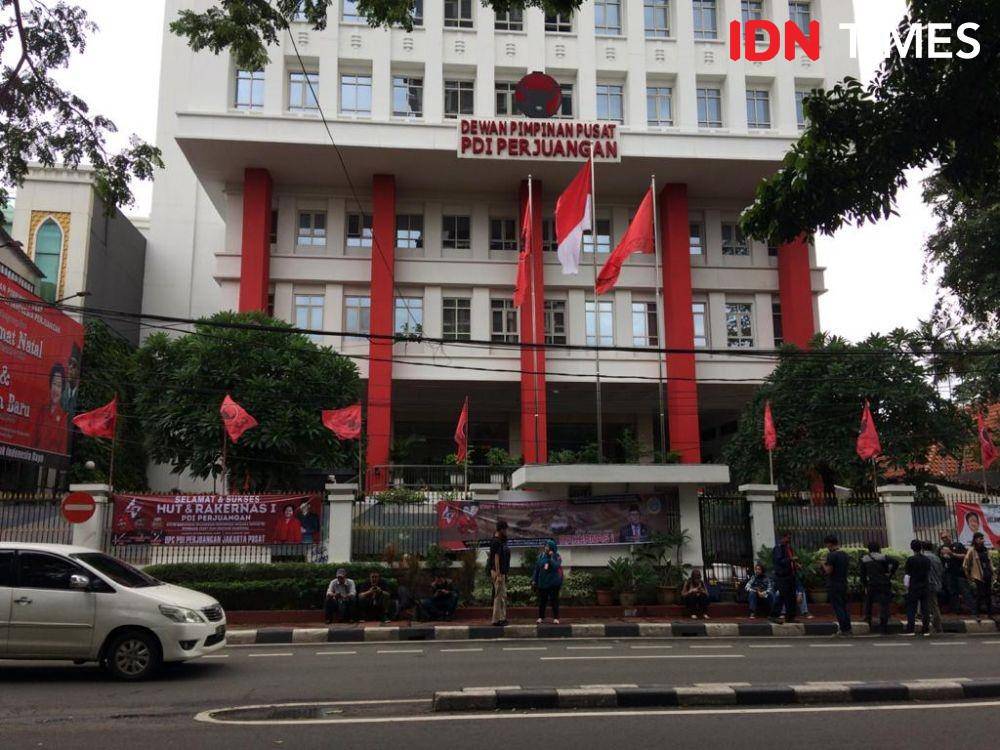 Kantor DPP PDIP, Jalan Diponegoro, Menteng, Jakarta Pusat. (IDN Times/Irfan Fathurohman)