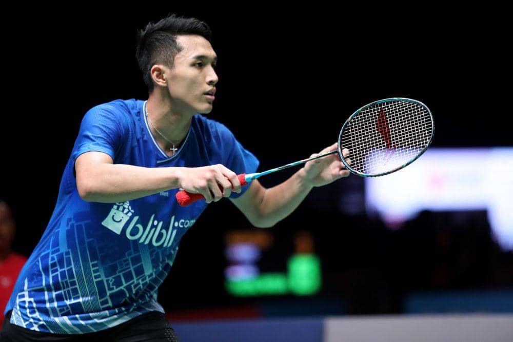Jonatan Christie berlaga di Malaysia Masterd 2020 (IDN Times/PBSI)