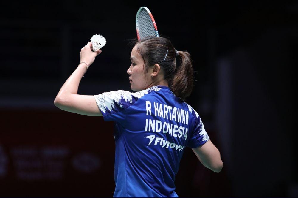 Ruselli Hartawan di babak kedua Malaysia Masters 2020 (IDN Times/PBSI)