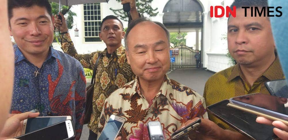 CEO Softbank Masayoshi Son di Kompleks Istana Negara, Jakarta Pusat, Jumat 10 Januari 2020 (IDN Times/Teatrika Handiko Putri)