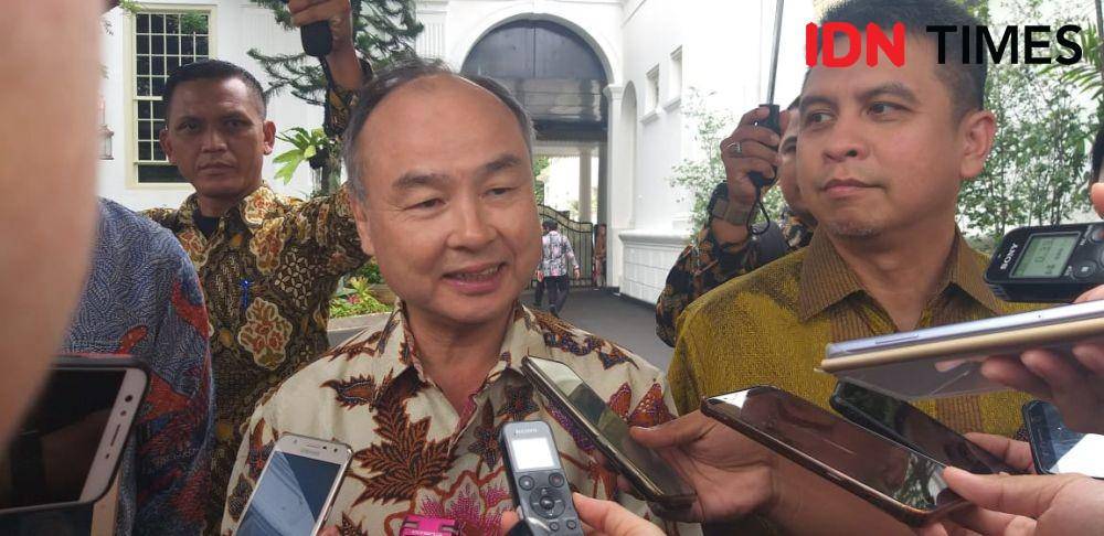 CEO Softbank Masayoshi Son di Kompleks Istana Negara, Jakarta Pusat, Jumat 10 Januari 2020 (IDN Times/Teatrika Handiko Putri)