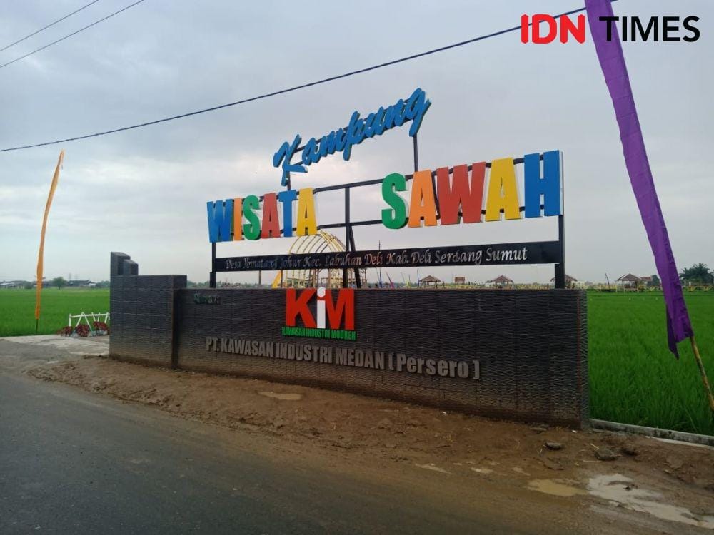 Kampung Wisata Sawah Desa Pematang Johar (IDN Times/Yurika Febrianti)