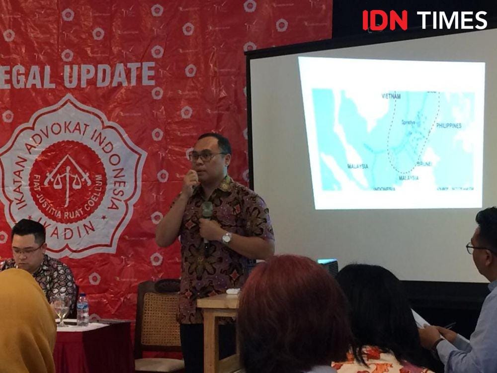 Diskusi Natuna oleh Ikatan Advokat Indonesia, Jakarta Pusat, Kamis (9/1). (IDN Times/Irfan Fathurohman)
