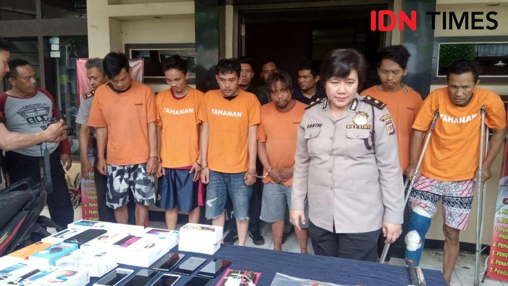 Komplotan spesialis pencuri ponsel di Bandung (IDN Times/Galih Persiana)