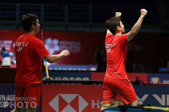 Kim Gi-jung/Lee Yong-dae di Malaysia Masters 2020. Twitter/@lydaerr