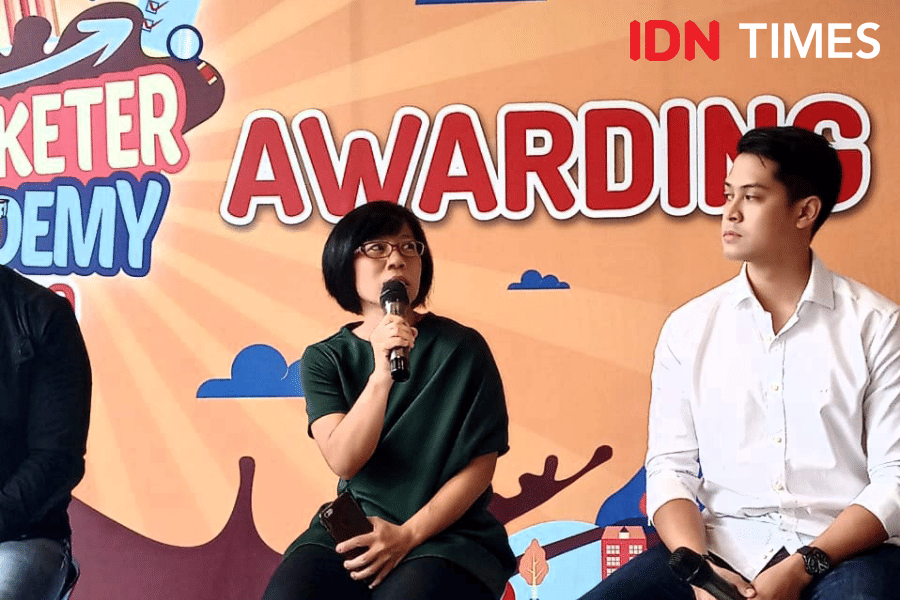 Susana (Head of Marketing Nutrifood) pada Grand Final HiLo Marketer Academy 2019 di Veranda Hotel. 9 Januari 2020. IDN Times/Febriyanti Revitasari