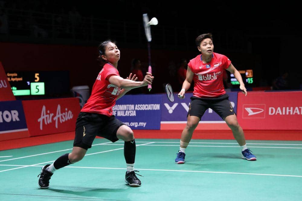 Pasangan Greysia Polii/Apriyani Rahayu amankan tiket semifinal Malaysia Masters 2020 (IDN Times/PBSI)
