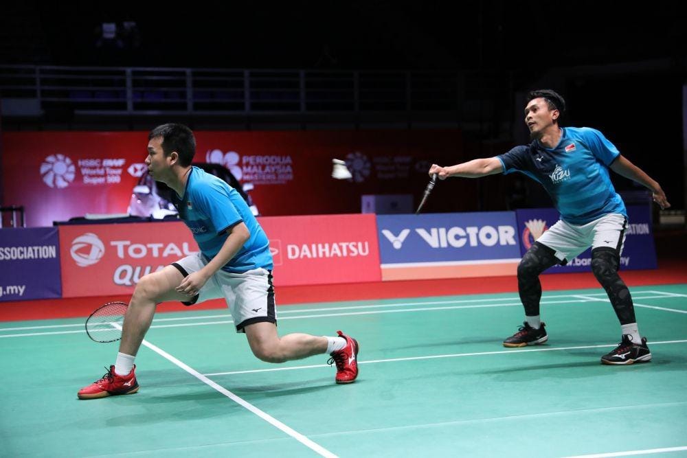 Hendra Setiawan/Mohammad Ahsan lolos ke babak semifinal Malaysia Masters 2020 (IDN Times/PBSI)
