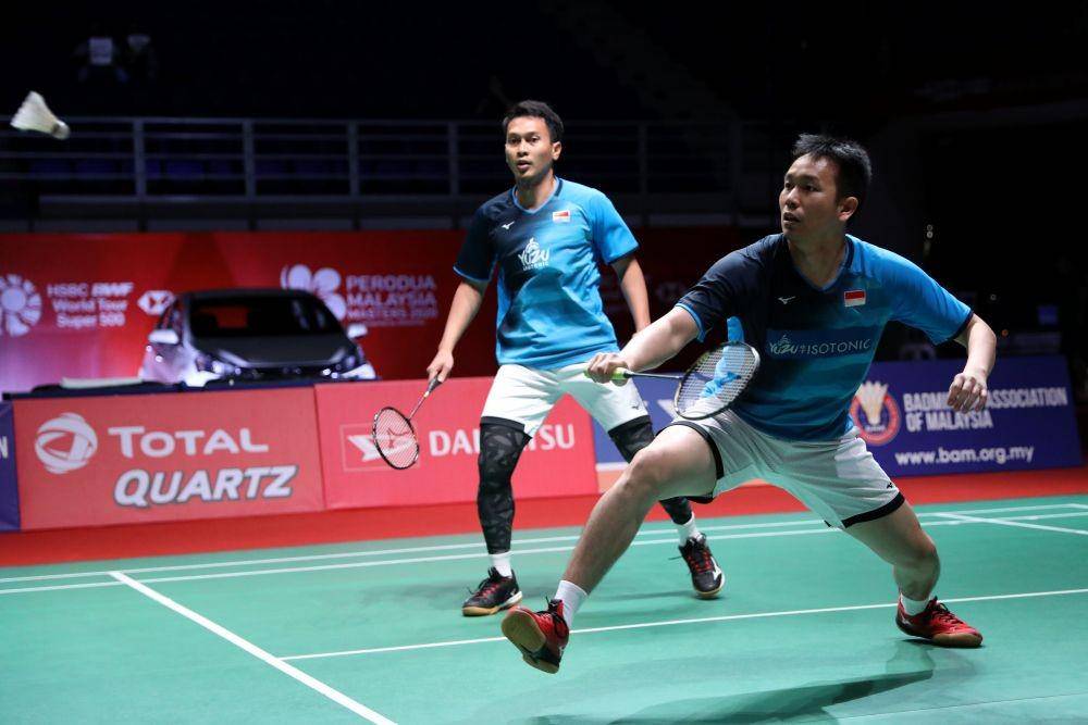Hendra Setiawan/Mohammad Ahsan lolos ke babak semifinal Malaysia Masters 2020 (IDN Times/PBSI)