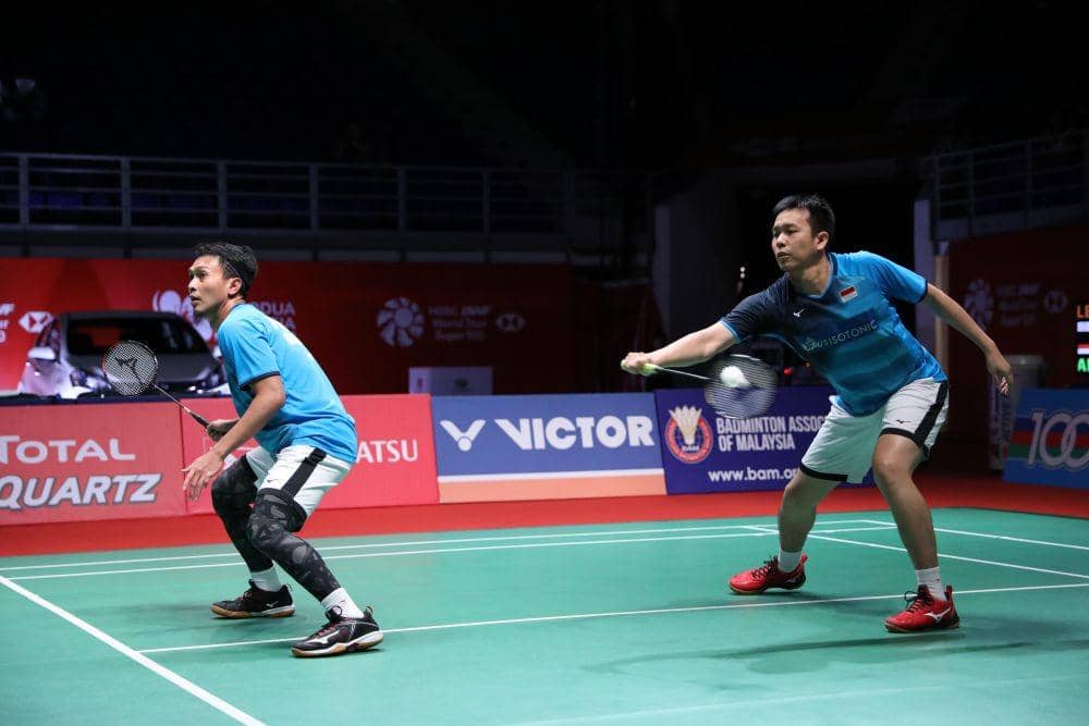 Hendra Setiawan/Mohammad Ahsan lolos ke babak semifinal Malaysia Masters 2020 (IDN Times/PBSI)