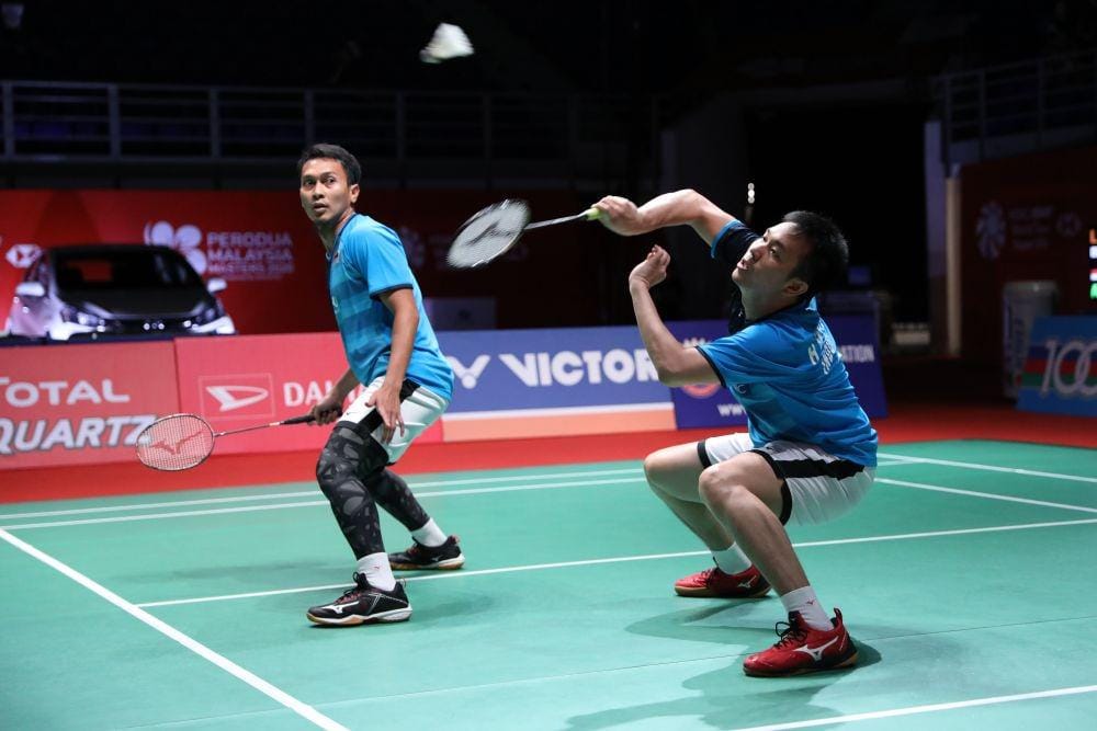 Hendra Setiawan/Mohammad Ahsan lolos ke babak semifinal Malaysia Masters 2020 (IDN Times/PBSI)