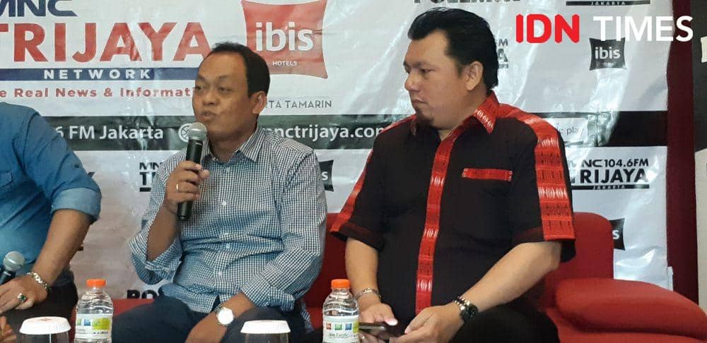 Diskusi Polemik bertajuk "KPK: UU Baru, Komisioner Baru, Gebrakan Baru" (IDN Times/Margith Juita Damanik)