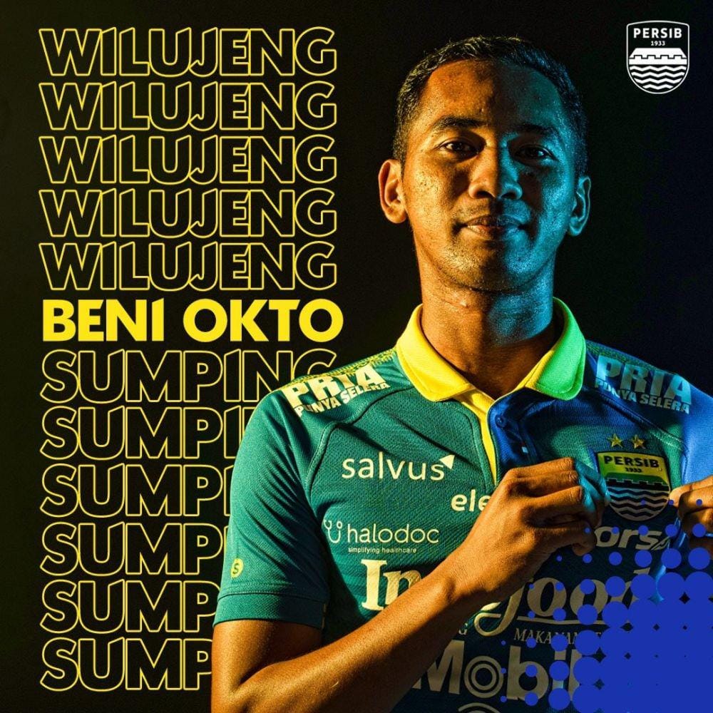 Penyerang baru Persib, Beni Oktavianto. Twitter/@Persib