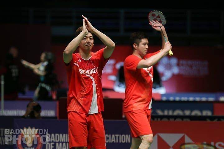 Kim Gi-jung/Lee Yong-dae di Malaysia Masters 2020. Twitter/@lydaerr