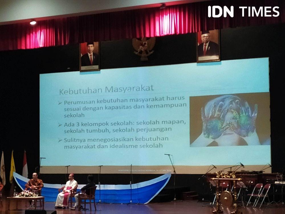 Konferensi Sekolah Katolik Indonesia. IDN Times/Siti Umaiyah
