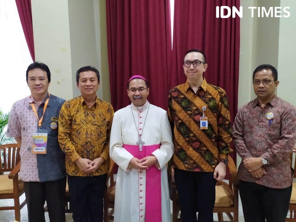 Rektor USD. IDN Times/Siti Umaiyah