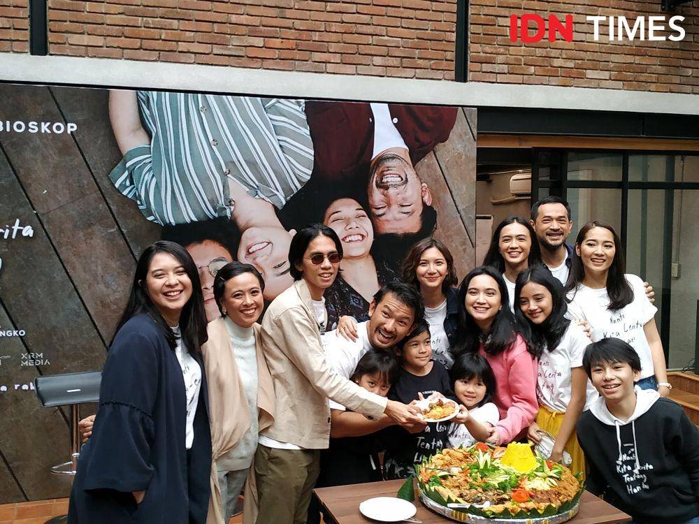 Acara syukuran film NKCTHI tembus 1 juta penonton di Jakarta. 10 Januari 2020. IDN Times/Nadia Umara