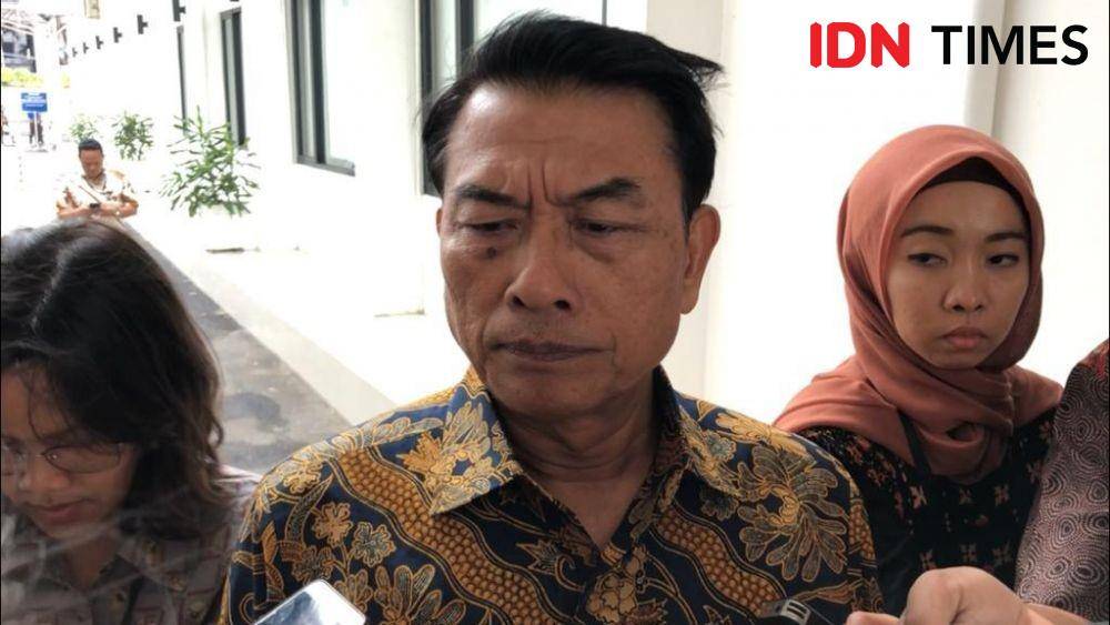 Kepala Staf Kepresidenan Moeldoko di Kompleks Istana Negara, Jakarta Pusat, Jumat 10 Januari 2020 (IDN Times/Teatrika Handiko Putri)