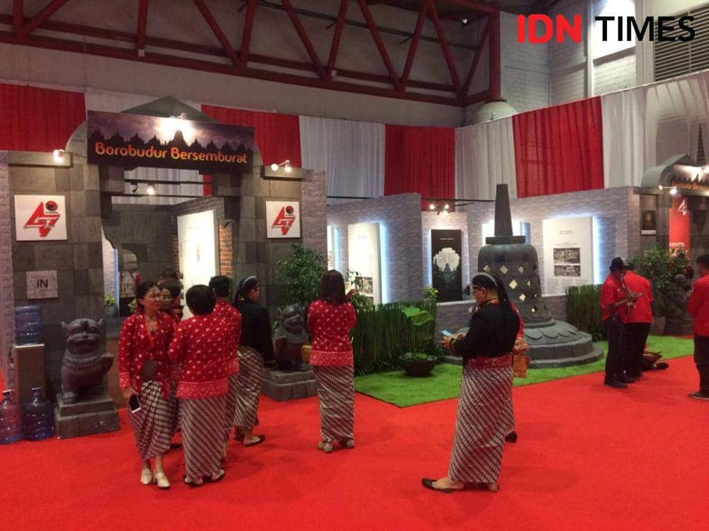 Suasana Rakernas dan HUT ke-47 PDI Perjuangan, Jumat (10/). (IDN Times/Irfan Fathurohman)