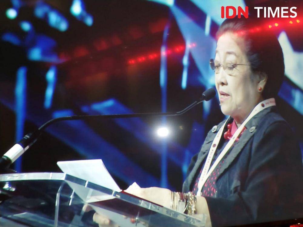 Ketua Umum PDIP Megawati Soekarnoputri (IDN Times/Aldzah Fatimah Aditya)