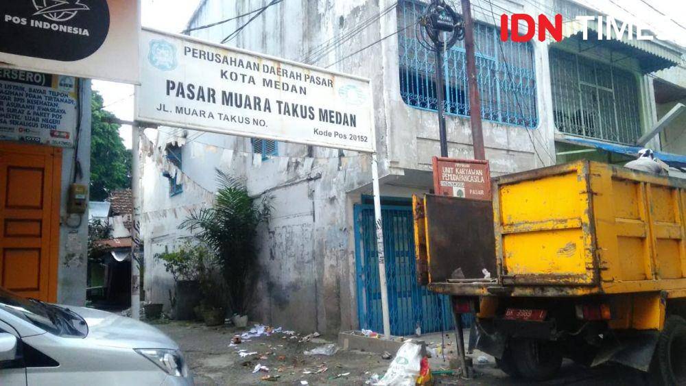 Pasar Muara Takus Medan yang akan dijadikan Kampung Millennial (IDN Times/Yurika Febrianti)