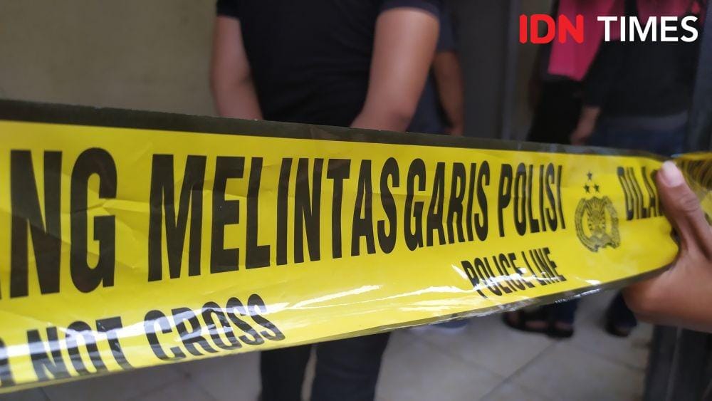 Ilustrasi garis polisi / Sahrul Ramadan