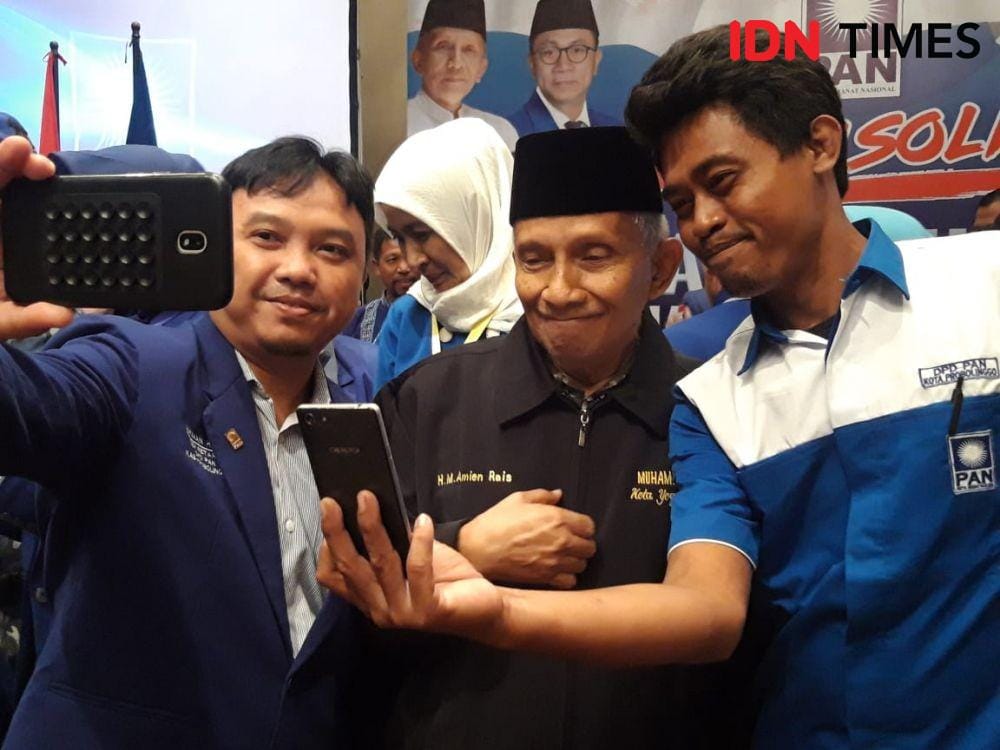 Amien Rais saat menghadiri Musywil PAN Jatim, Minggu (12/1). IDN Times/Fitria Madia