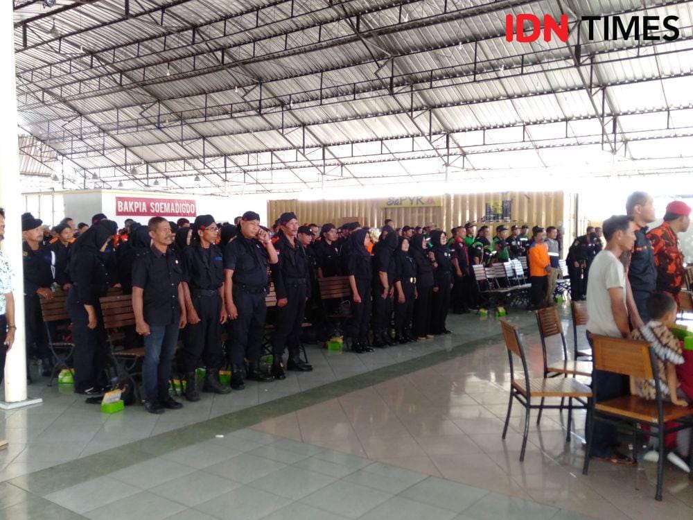 Forum Relawan Pengurangan Resiko Bencana (FPRB). IDN Times/Daruwaskita