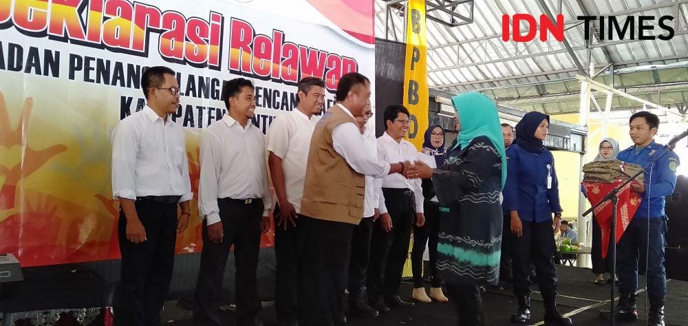 Pelantikan pengurus FPRB Bantul, periode 2020-2023. IDN Times/Daruwaskita
