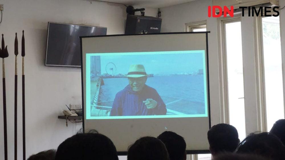 Video Dahlan Iskan yang mendukung pencalonan Machfud Arifin sebagai Bakal Calon Wali Kota. IDN Times/Fitria Madia