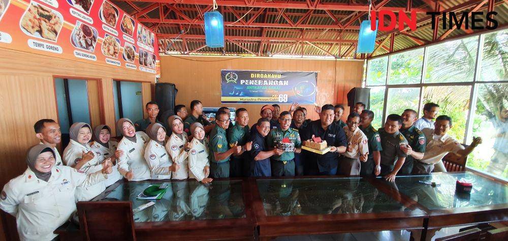 Acara HUT Penerangan TNI AD ke-69 di Balikpapan (IDN Times/Mela Hapsari)