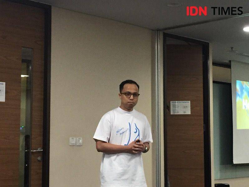 Fairruza Ahmad Iqbal (Senior Manager Newsroom Bukalapak) dalam networking activity DisruptED.ID 20. 11 Januari 2020. IDN Times/Nadin azani