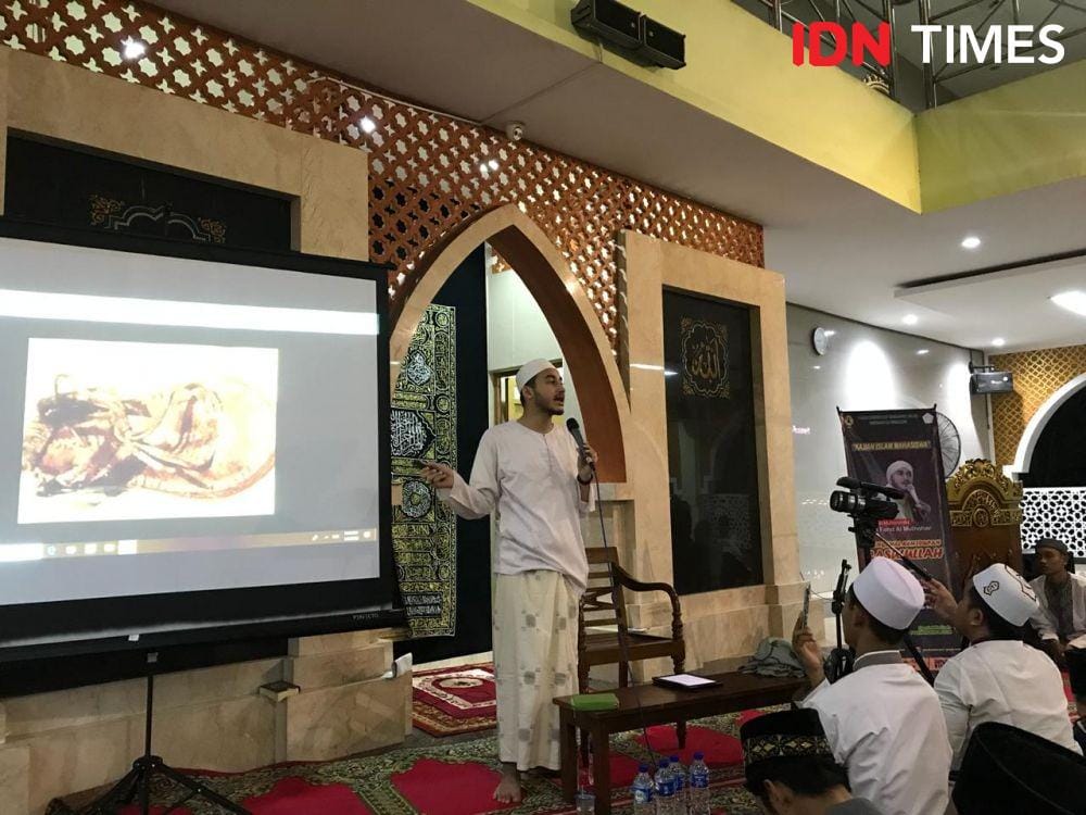 Suasana tauziyah di Masjid USM. IDN Times/Fariz Fardianto