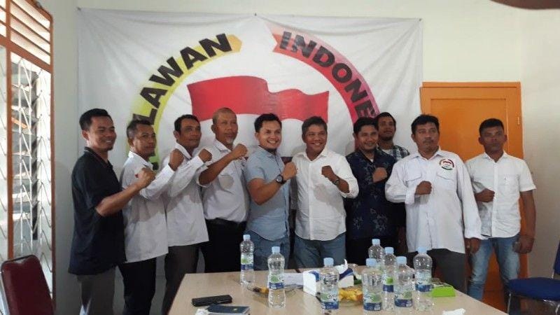 Bakal Calon Wakil Wali Kota Medan Indra Adytya Pranata bersilaturahmi dengan Dewan Pimpinan Pusat (DPP) Relawan Indonesia Kerja (RIK). (Dok. IDN Times)